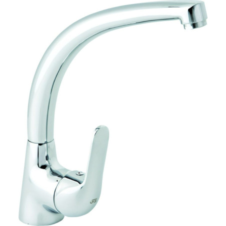 GRIFO FREGADERO MONOMANDO CAÑO ALTO CROMADO K8 GENEBRE
