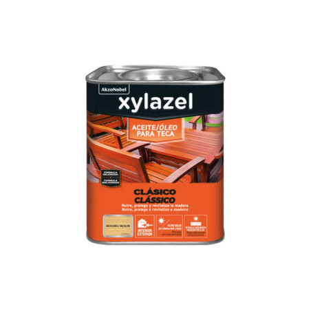 ACEITE PARA TECA 750 ML INCOLORO XYLAZEL