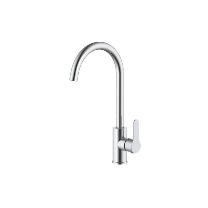GRIFO COCINA MONOMANDO ALTO MIÑO INOX
