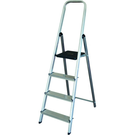 ESCALERA ALUMINIO DOMESTICA 4 PELDAÑOS AMBIT