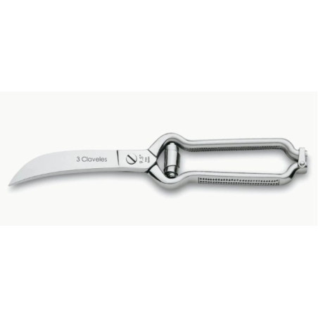 TIJERA TRINCHA AVES 9,5" 3 CLAVELES