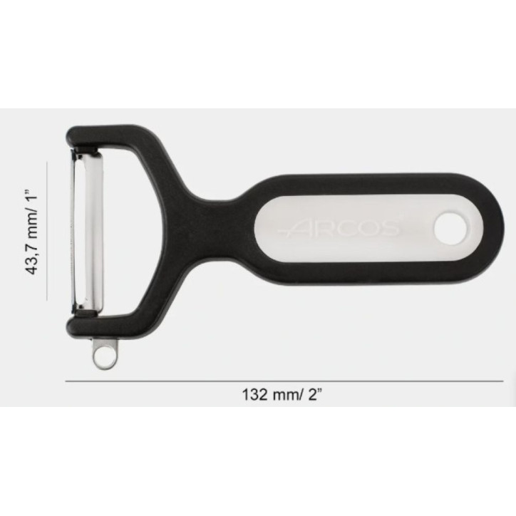 PELADOR DE COCINA NEGRO 132 MM ARCOS