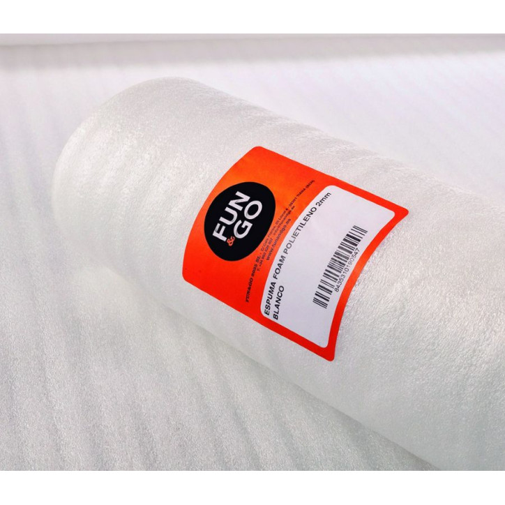 ESPUMA FOAM POLIETILENO 2MM BLANCO 1,20X25M
