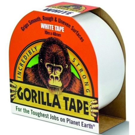 CINTA AMERICANA 10MX48MM BLANCA GORILLA
