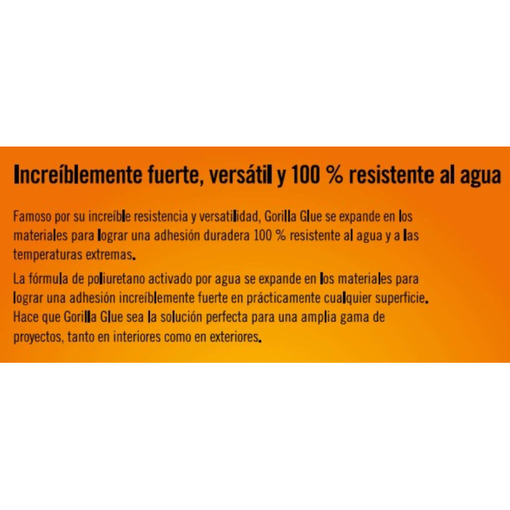 ADHESIVO POLIURETANO GORILLA GLUE 60 ML