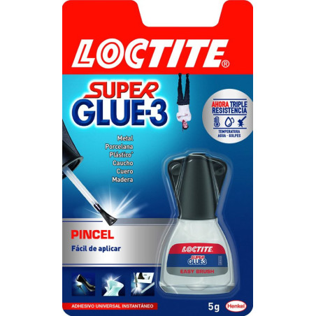 ADHESIVO INSTANTANEO LOCTITE SUPER GLUE PINCEL 5GR