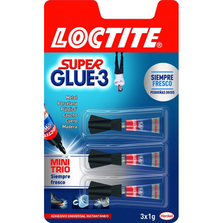 LOCTITE SUPER GLUE 3 MINI TRIO