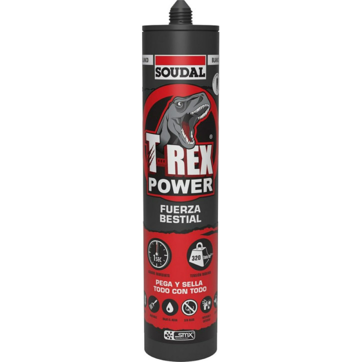 ADHESIVO ADHESIVO T-REX POWER GRIS SELLA TODO 290 ML