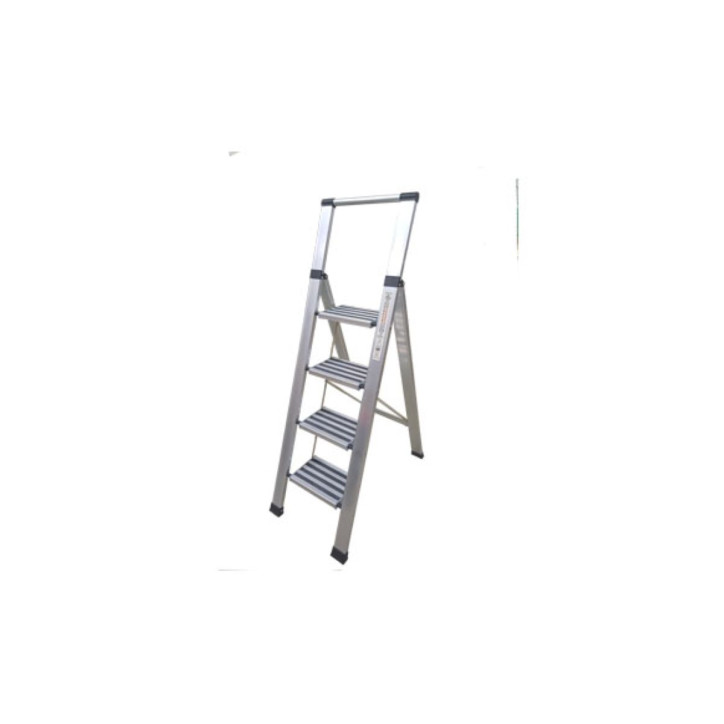 ESCALERA ALUMINIO DOMESTICA 4 PELDAÑOS RUBIK