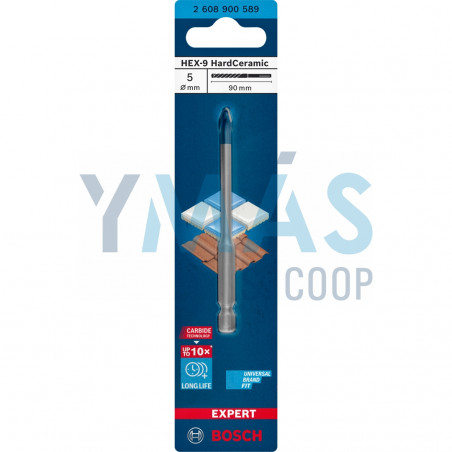 BROCA EXPERT HEX-9 HARDCERAMIC 5X90MM