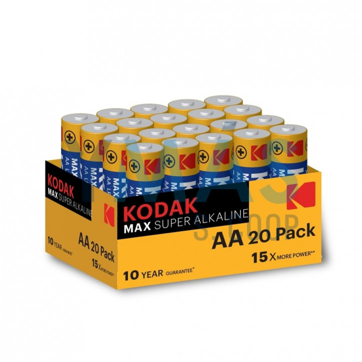 PILA ALCALINA MAX LR6 AA 20UDS
