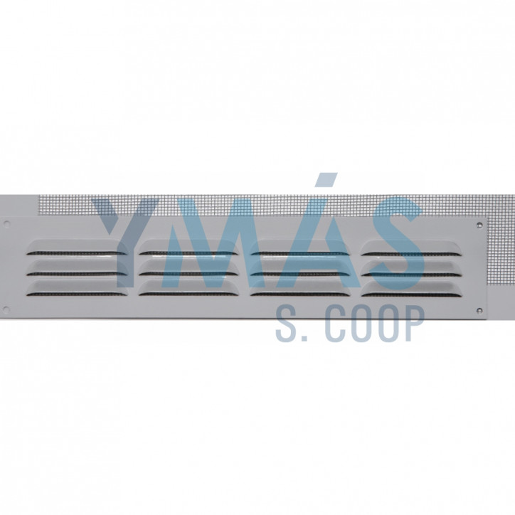 REJILLA 5X25 PLATEADA C/MOSQUITERA C/GANCHO