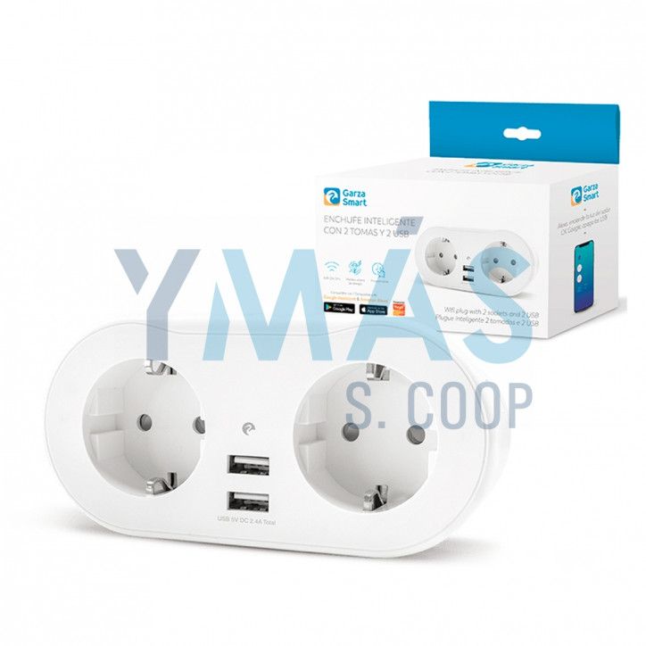ENCHUFE SMART WIFI 2 TOMAS 2 USB