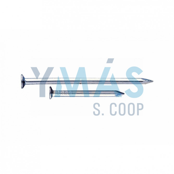 PUNTA ACERO ZIN CABEZA PLANA 3.4X50 BLISTER 10UNID