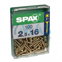 TIRAFONDO BICRO PZ 2.5X16 C100