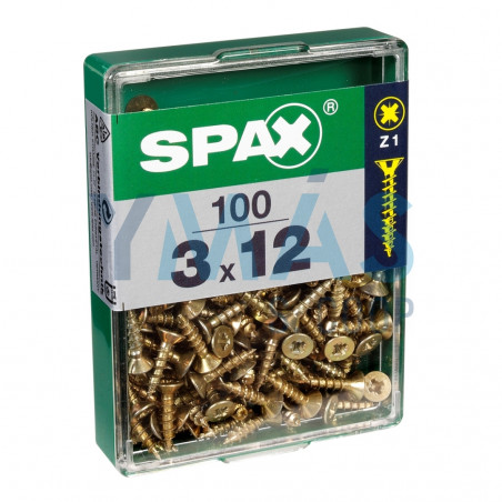 TIRAFONDO BICRO PZ 3X12 C100