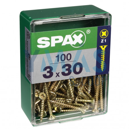 TIRAFONDO BICRO PZ 3X30 C100