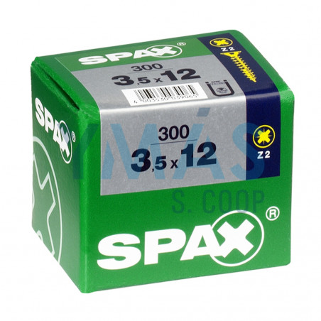 TIRAFONDO BICRO PZ 3.5X12 C300