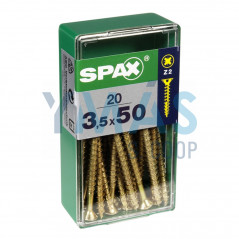 TIRAFONDO BICRO PZ 3.5X50 C20