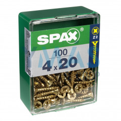 TIRAFONDO BICRO PZ 4X20 C100