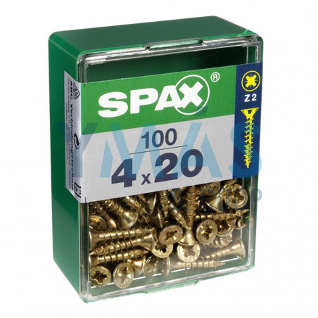 TIRAFONDO BICRO PZ 4X20 C100