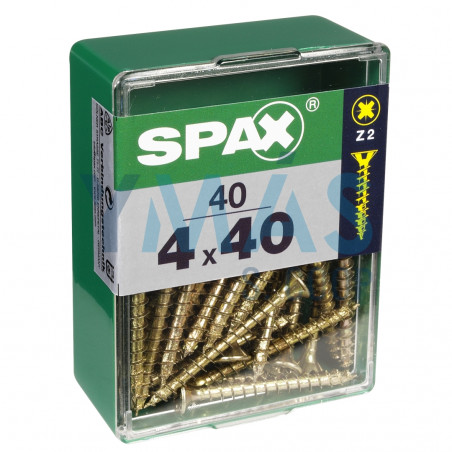 TIRAFONDO BICRO PZ 4X40 C40