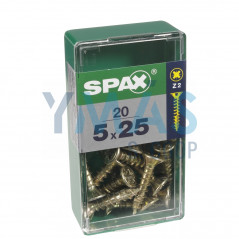 TIRAFONDO BICRO PZ 5X25 C20