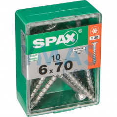 TIRAFONDO WIROX TORX 6X70 C10