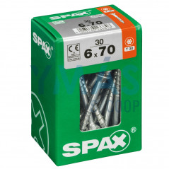 TIRAFONDO WIROX TORX 6X70 C30