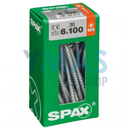 TIRAFONDO WIROX TORX 6X100 C30