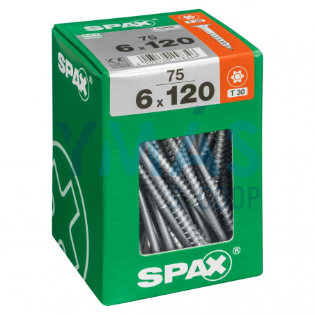 TIRAFONDO WIROX TORX 6X120 C75