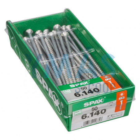 TIRAFONDO WIROX TORX 6X140 C50