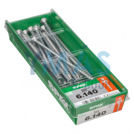 TIRAFONDO WIROX TORX 6X140 C20