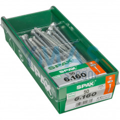 TIRAFONDO WIROX TORX 6X160 C50