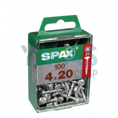 TIRAFONDO C/REDONDA POZI WIROX 4X20 C100