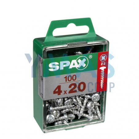 TIRAFONDO C/REDONDA POZI WIROX 4X20 C100