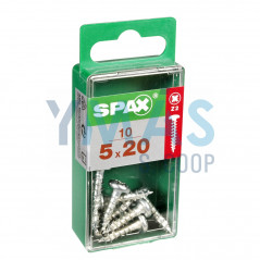 TIRAFONDO C/REDONDA POZI WIROX 5X20 C10