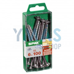 TIRAFONDO TORX C/ARANDELA FORCE WIROX 6X100 C10