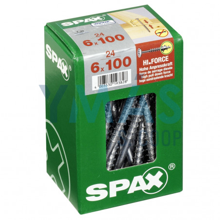 TIRAFONDO TORX C/ARANDELA FORCE WIROX 6X100 C24