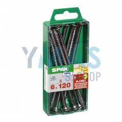 TIRAFONDO TORX C/ARANDELA FORCE WIROX 6X120 C8