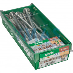 TIRAFONDO TORX C/ARANDELA FORCE WIROX 8X200 C16