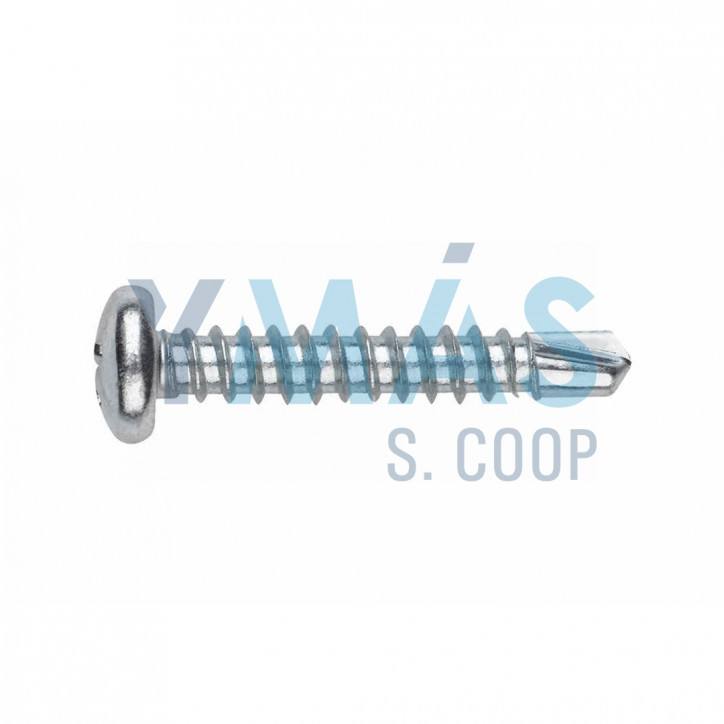 TORNILLO BROCA DIN 7504 4.8X25 REDONDO C/90