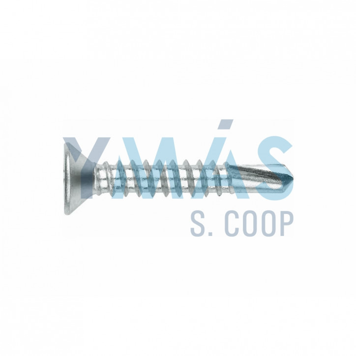 TORNILLO BROCA DIN 7504 4.8X38 PLANA C/75