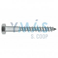 TORNILLO BARRAQUERO ZINCADO 6X60 DIN 571 4 UNID