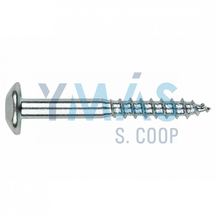 TORNILLO BARRAQUERO INVIOLABLE TORX ZIN 7X60 4UNID