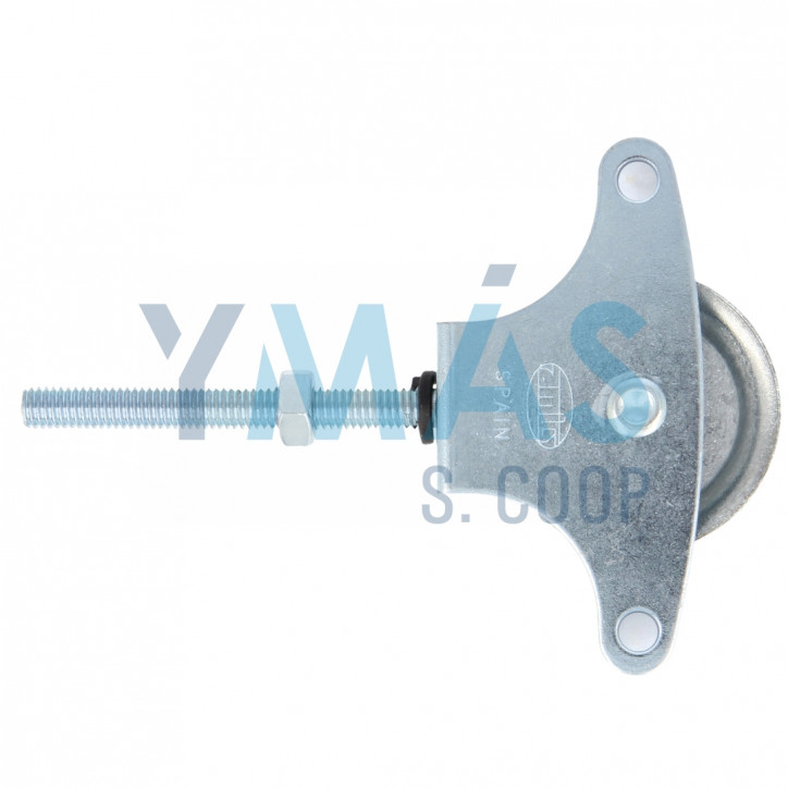 POLEA TENDEDERO METALI.60MM ZINCADA