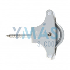 POLEA M6 39X37MM ZINCADO ROLDANA METALICA