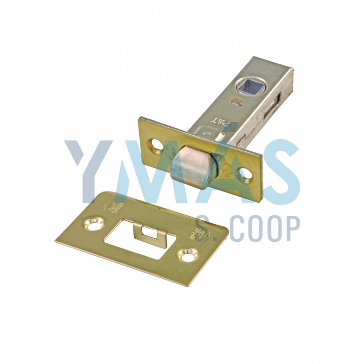 PICAPORTE 6 ACERO LATONADO 45MM