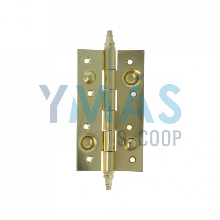 BISAGRA 561 150X82X3MM ACERO LATONADO BARNIZ