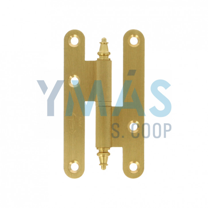 PERNIO 407 100X58X2,3MM IZQUIERDA LATON MATE